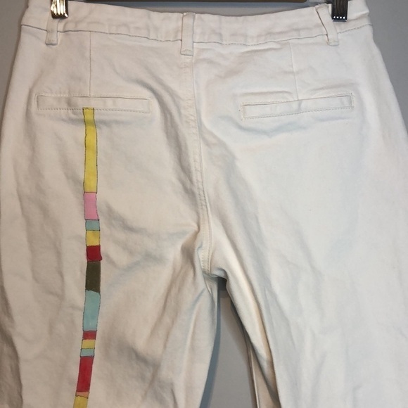 CUSTOMIZED Massimo Dutti Cropped Wide Leg Jeans, size 8 - Picture 6 of 16